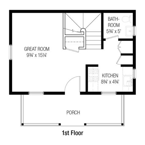 Cottage Style House Plan 2 Beds 1 5 Baths 750 Sq Ft Plan 915 13 House Plans Tiny House