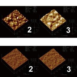 Afm Views Of Non Specific Protein Adsorption To A Base Plastic Material