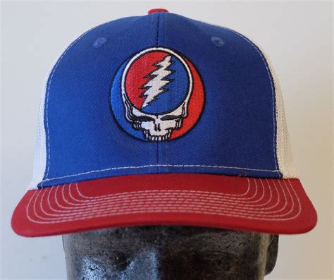 Grateful Dead Hat Trucker Snap Backclassic Steal Your Face Stealie