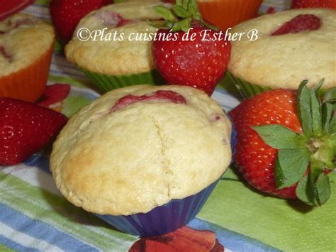 Muffins Aux Fraises Et La Cr Me Muffin Fraise Muffins Dessert