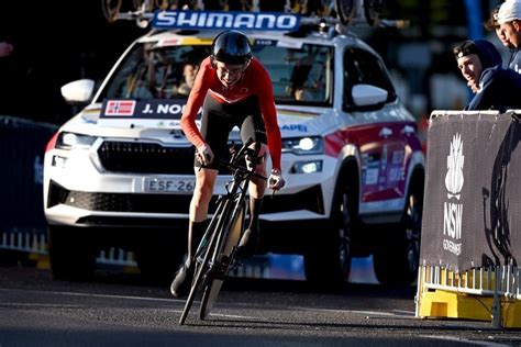 Grand Espoir Du Cyclisme Joergen Nordhagen Sacré Champion Du Monde De