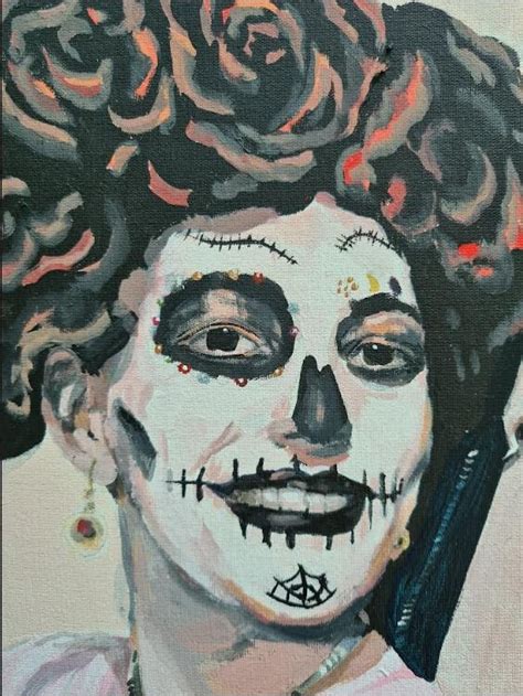 Fiesta De Los Muertos Peinture Par V Ronique Jolly Artmajeur