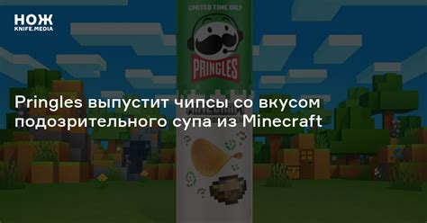 Pringles выпустит чипсы со вкусом подозрительного супа из Minecraft — Нож