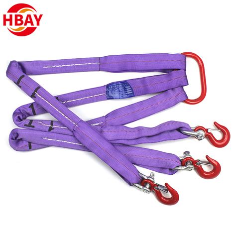 Heavy Duty Polyester Lifting Webbing Sling Belt Flat Strap Rigging