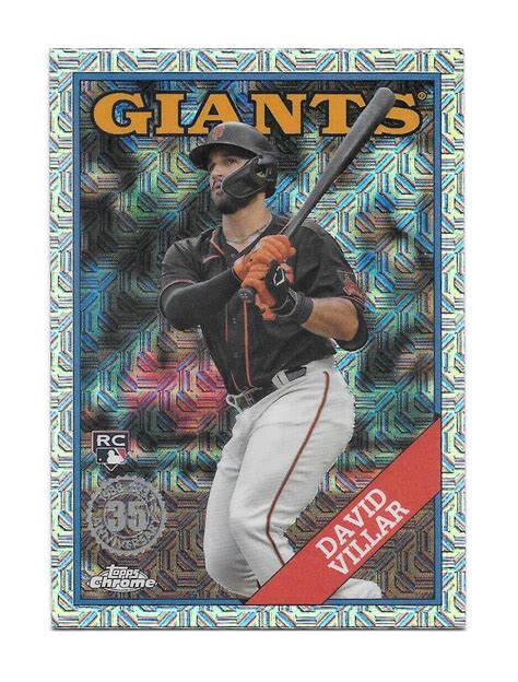 Topps Series David Villar Rc Silver Pack Mojo Giants T C