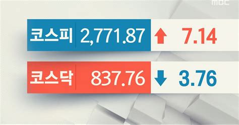 오늘의 증시