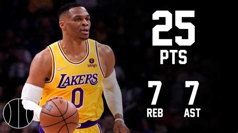 Russell Westbrook Highlights Nuggets Vs Lakers 9th Jan 2023 Youtube