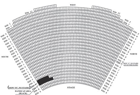 Seating Chart | The Center