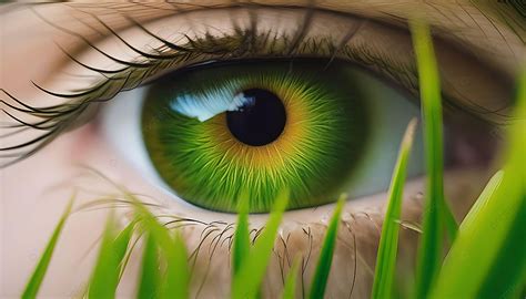 Green Eye Grass Art Image Background, Green Eye, Green Eye Grass ...