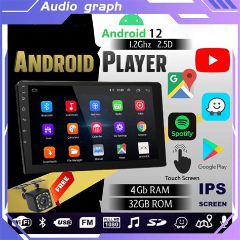 With Cooling System Android Head Unit 7 9 10 Inch 4GB RAM 64GB 2 Din