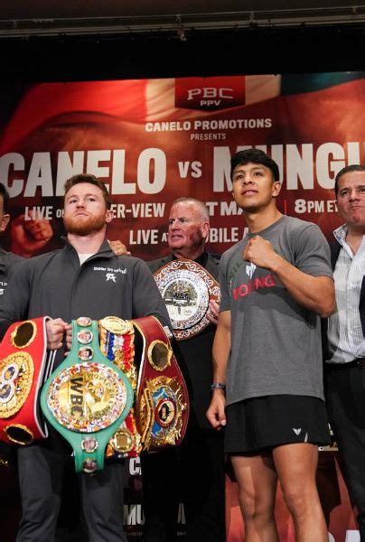 Estos serán los acompañantes al ring para el Canelo y Munguía en la