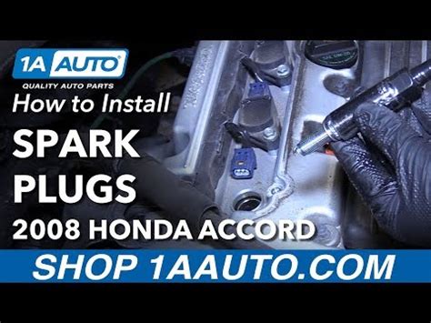 How To Replace Spark Plugs 08 12 Honda Accord Car Fix DIY Videos