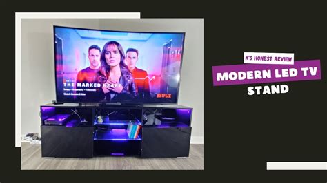 Modern Led Tv Stand For 65 Inch Tv Youtube