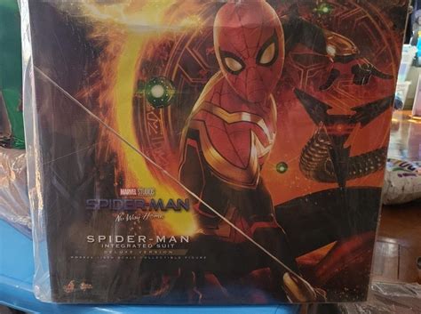 全新現貨 Hottoys Spider Man Integrated Suit Deluxe mms hottoys hot toys mms spiderman no way