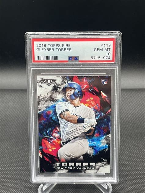 Gleyber Torres Topps Fire Base Psa Price Guide Sports