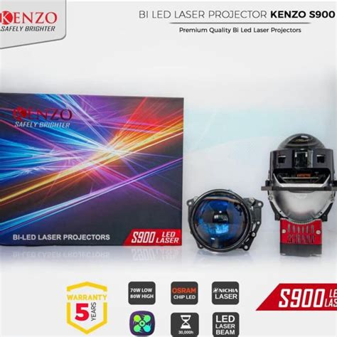 Bi Led Laser Kenzo S900 chiếu xa tới 900m nhờ 12 chip Led CHƯƠNG AUTO