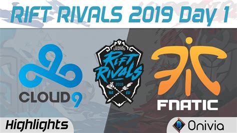 C9 Vs FNC 2v2 Highlights Rift Rivals Day 1 NA EU 2019 Cloud9 Vs Fnatic