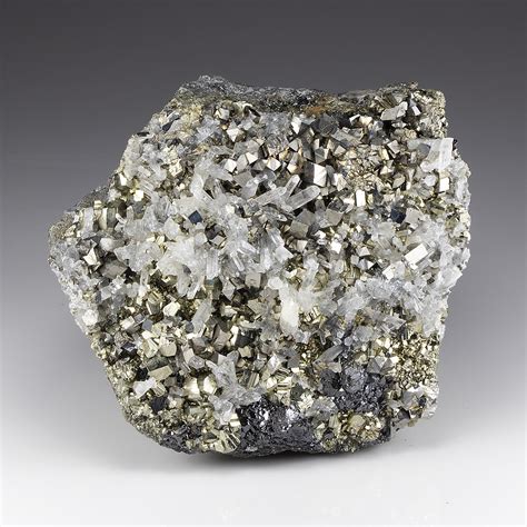 Arsenopyrite With Quartz Pyrite Minerals For Sale