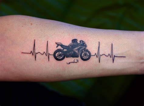 Details More Than 83 Motorcycle Heartbeat Tattoo Super Hot In Coedo