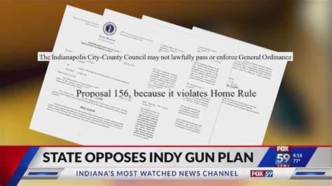 Indiana Attorney General Finds Indianapolis Gun Ordinance