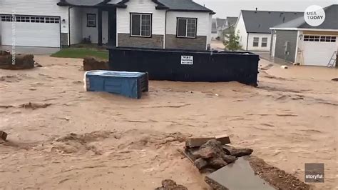 State Of Emergency In Utah Due To Intense Rain And Flash Flooding