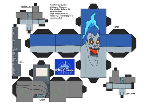 Papercraft Hades Figura De Papel 3D De Hades En PDF