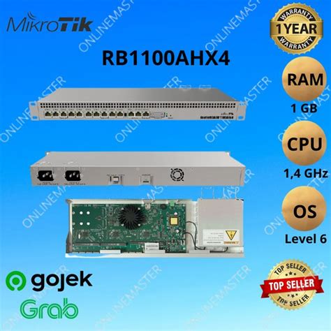 Jual Mikrotik Router RB1100AHX4 1U Rackmount Di Lapak ONLINEMASTER