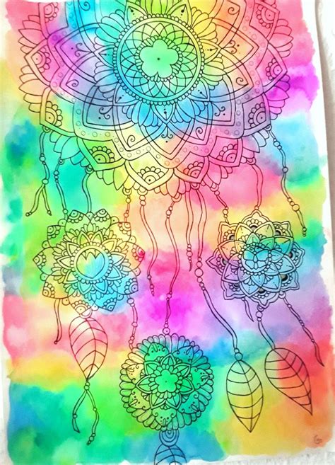 Mandala Atrapasue Os Design Art Drawing Doodle Art Drawing Zentangle