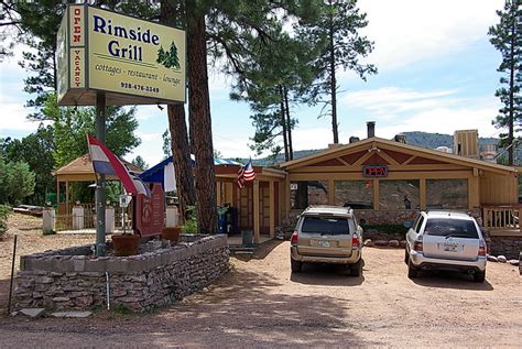 Rimside Grill Pine Strawberry Arizona Reride Tethered To The