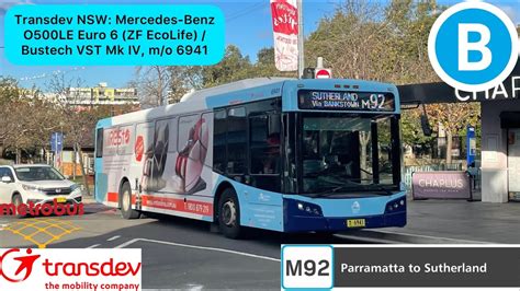 Transdev Nsw Mercedes Benz O Le Euro Zf Ecolife Bustech Vst Mk