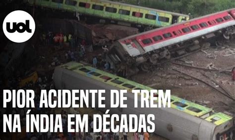 Acidente De Trem Na Ndia N Mero De Mortos Chega A Quase Pessoas