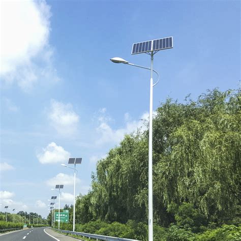 Road Indoor Steel Led Solar Street Light Lighting Energy Saving Pole