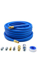 Amazon YOTOO Hybrid Air Hose 1 2 Inch I D By 25 Feet Long 3 8