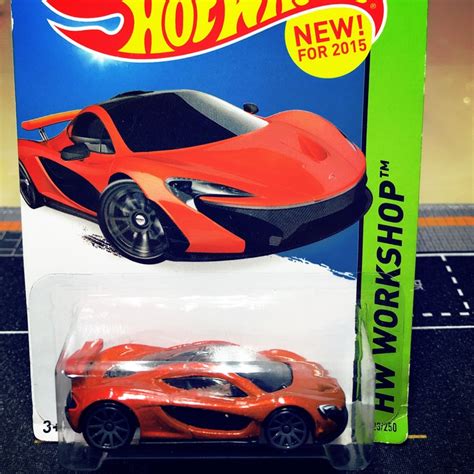 1 64風火輪 Hot Wheels 麥拉倫 Mclaren P1 橘 蝦皮購物