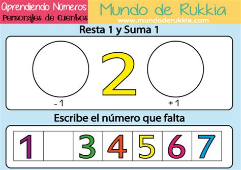 Cuaderno De Actividades Para Aprender Los Números Mundo De Rukkia