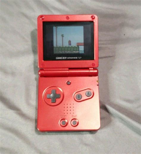 Flame Red Nintendo Game Boy Advance Sp Nintendo Game Boy Advance