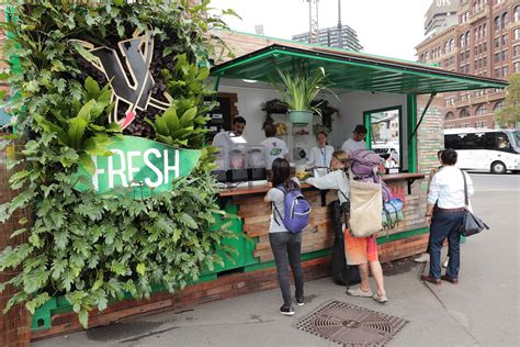 V Fresh Juice Pop Up Convenience And Impulse Retailing