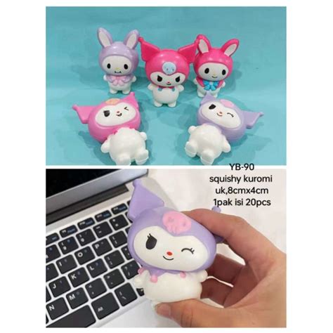 Jual Squishy Busa Sanrio Jumbo Kecil Besar Kuromi Jaring Es Krim Besar Kecil