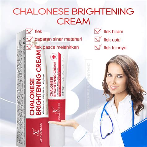 Jual PROMO 3PCS CHALONESE CREAM WHITENING CREAM PEMUTIH BPOM 20Gr WAJAH