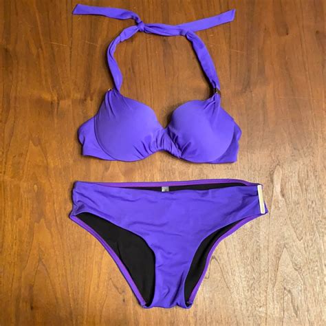 Victorias Secret Halter Top Bikini Set Gem