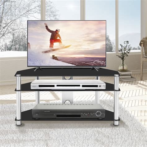 3 Tier Floor Modern Tv Stand For Most 26 42inch Tvs Universal Tv Table