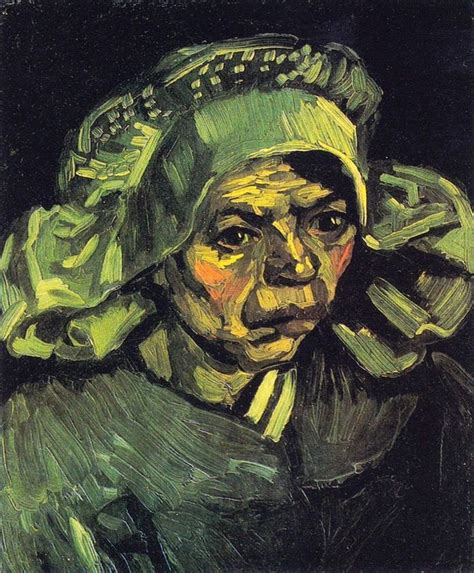 Head Of A Peasant Woman With White Hood Vincent Van Gogh Van Gogh