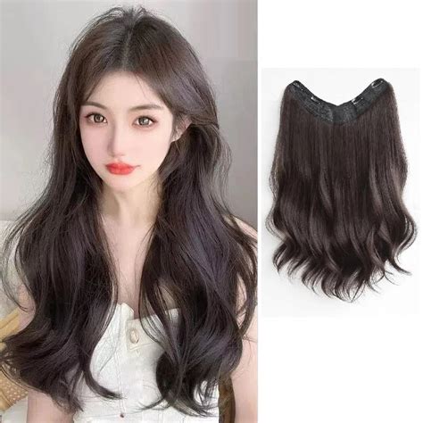 Jual RSW 50CM 60CM WIG TOUPEE HAIR CLIP RAMBUT PALSU WANITA RAMBUT