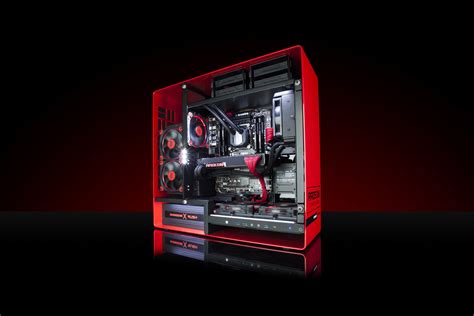 Red and black computer tower, computer, technology, PC Master Race, PC gaming HD wallpaper ...