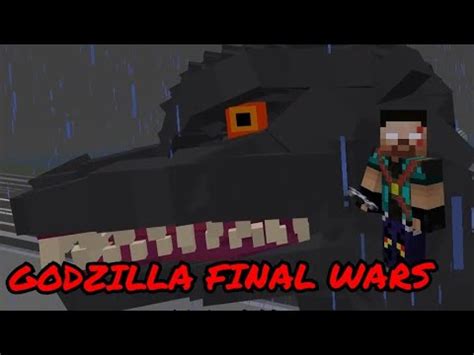 Minecraft Godzilla Final Wars Addon Godzilla Vs All Monsters Youtube