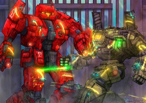 Battletech Rockem Sockem Mechs By Spacer Battleart On Deviantart