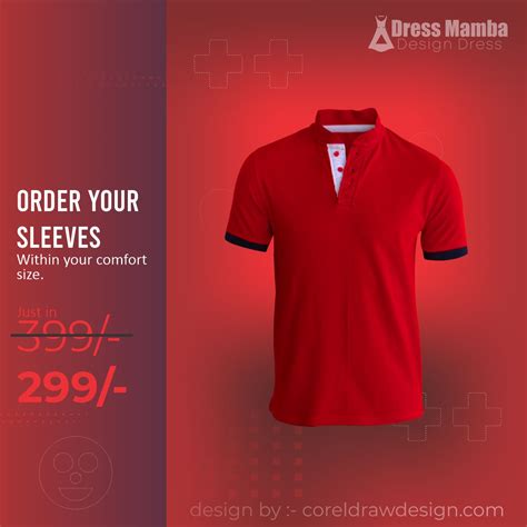 Download Red Sale Tshirt Instagram Ad Post Banner Coreldraw Design