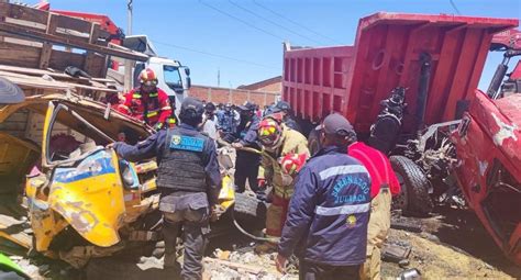 Juliaca Tres Muertos Y Más De 10 Heridos En Racha De Accidentes