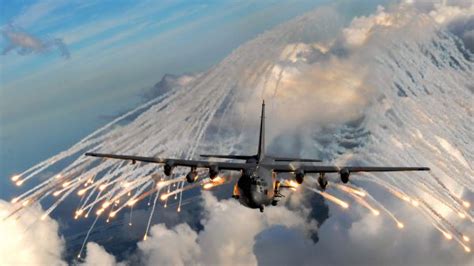 Wallpaper Sea Vehicle Airplane Military Flares Lockheed C