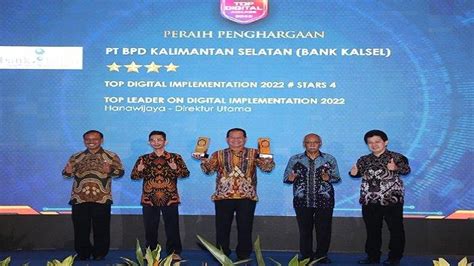 Bank Kalsel Raih Top Digital Award Banjarmasinpost Co Id